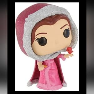 Beauty and the Beast, Winter Belle, Diamond Glitter, Amazon Exclusive Funko Pop